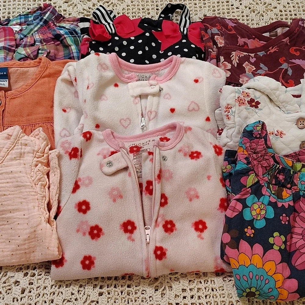 Bundle Lot Of 9 Girls Size 18-24 Months A3